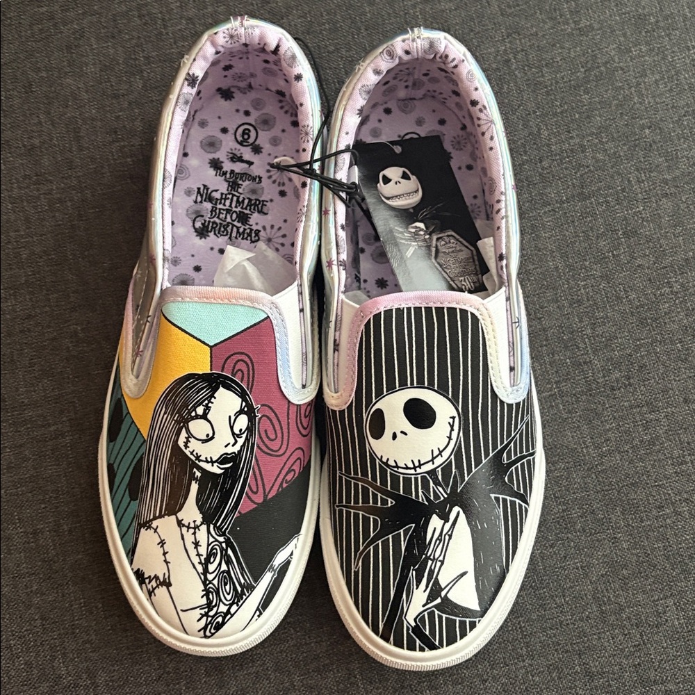 The Nightmare Before Christmas Slip-On Sneakers Women’s Size 6